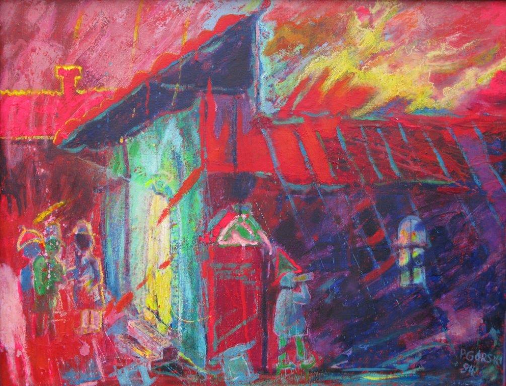 Paweł Górski malarstwo enkaustyka