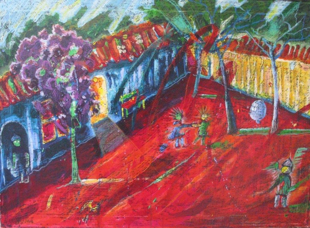 Paweł Górski malarstwo enkaustyka